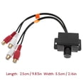 thumbnail image 2 of FRCOLOR Bass Knob Universal Car Amplifier Audio Amplifier For Car Audio Motorcycle, 2 of 4