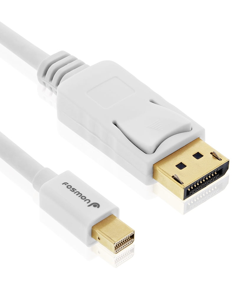 Fosmon UL Certified Gold Plated Mini DisplayPort (Mini DP/mDP/Thunderbolt/Thunderbolt 2 Port