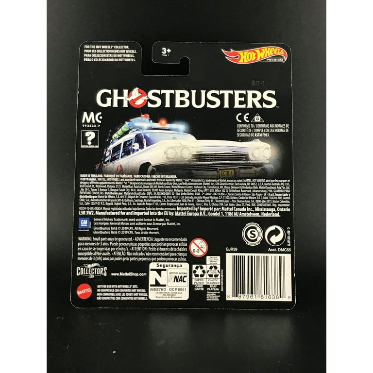 Hot Wheels Real Riders Ghostbusters Classic ECTO-1 Die-Cast Vehicle 1:64  Scale