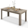 thumbnail image 1 of Gymax 63'' Dining Table Rectangular Modern Kitchen Table For 6 People Home Furniture, 1 of 9