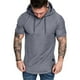thumbnail image 2 of Sudadera con capucha para hombre Sudadera con capucha de algodón Sudadera con capucha de ocio que absorbe el sudor Sudadera con capucha, gris, L Kearding AP000762-09, 2 of 7