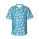 thumbnail image 1 of Balery Healthy And Ill White Teeth Camisas hawaianas de manga corta para hombre, camisas playeras de corte holgado, camisas de vacaciones con botones,Small, 1 of 7