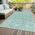 thumbnail image 6 of Addison Rugs Chantille Indoor/Outdoor Transitional Panel Teal Washable Rectangle Rug, 5' x 7'6", 6 of 6