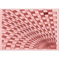 thumbnail image 1 of Ahgly Company Indoor Rectangle Patterned Grapefruit Red Area Rugs, 7' x 10', 1 of 6
