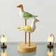 thumbnail image 5 of Figura de gaviota de madera, estatua de gaviota, adorno creativo, decoración costera de playa, mar Verde Amarillo, 5 of 9
