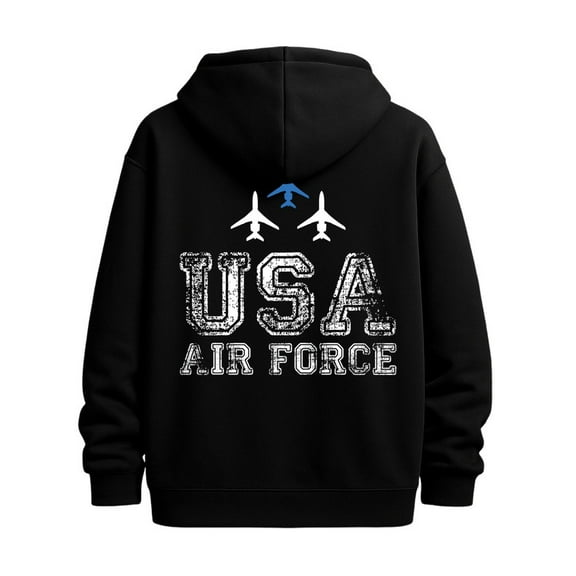 USA Air Force hoodies & sweatshirt Veteran mens hoodies black Perfect for Sports gift for dad graphic Trendy Unisex Shirt Printed tshirts Original Unisex Shirt Cotton tshirts
