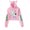Pink-HL11830, variant on Käärijä Hoodie Sweatshirt for Girls Cat Ear Crop Top Women Casual Girl Youth Streetwear