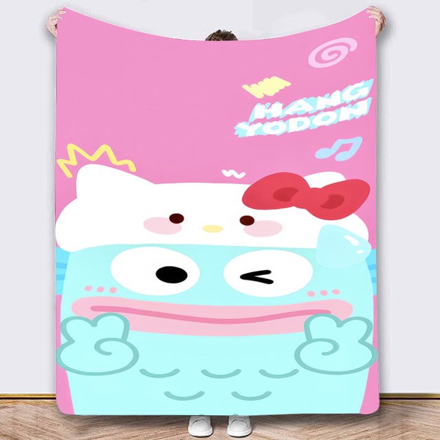 3D Printing, Cartoon Soft Double Flannel Blanket, Super Soft Blanket, Suitable For Living Room, Sofa