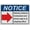 Warning Sign 3, variant on Industrial ANSI Horizontal Directional Sign - 8"x12" Weatherproof, UV Resistant for Indoor/Outdoor Workplace (Powder magazine [up arrow])
