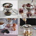 thumbnail image 3 of Canning Funnel For Wide Mouth Opening, Stainless Steel Funnel Set With Ergonomic Handles For Secure Grip, Polished Surface Resistant To Scratches, High-Quality Stainless Steel For, 3 of 5