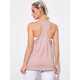 thumbnail image 2 of Yoga Fitness chaleco hueco Color sólido deportes blusa mujeres BX1477, 2 of 5