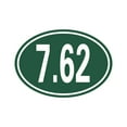 thumbnail image 1 of Oval 7.62 Sticker Decal Die Cut - Self Adhesive Vinyl - Weatherproof - Made in USA - Many Color and Sizes - ero nato 762, 1 of 6