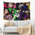 thumbnail image 3 of My Hero Academia Tapestry, Anime Wall Poster Art, Wall Tapestry For Bedroom Living Room Dorm Room, Wall Hanging For Festival Party Events Background Photography Backdrop, 60x40 Inch, 3 of 9