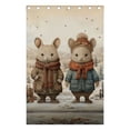 thumbnail image 4 of Rats Mouses Snow Houses Trees Curtains Black Out 72 Inch Length Curtains for Sliding Glass Doors Bedroom Living Room 2 Pack, 4 of 6