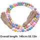 thumbnail image 2 of Easter Wood Bead Garland Wall Rustic Wall Bead Wreath With Colorful Bead Tassels Garland Spring Tray, 2 of 5