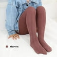 thumbnail image 6 of 3/4/5 Pack Toddler Baby Girls Tights Cable Knit Leggings Stockings Little Girl Cotton Pantyhose, 6 of 7