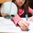thumbnail image 6 of White Drawing Paper Roll - 10 M Art Paper Roll, Painting Sketching Paper - Easel Paper Roll For Kids - Fadeless Bulletin Board Paper Children Art Sketch Paint Drawing Board - 22.5cm Wide, 6 of 7