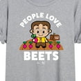 thumbnail image 3 of The Office - People Love Beets - Women's Oversized T-Shirt, 3 of 5