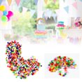 thumbnail image 4 of Pom Poms Ball, 1000PCS Soft Pom Poms, Mixed Color Tassels, 4 of 7