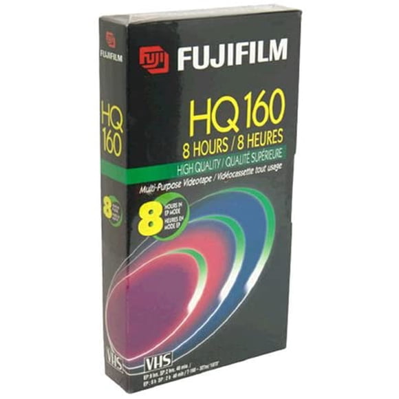 Fuji 23021161 Standard Grade VHS Video Tape (8 Hrs.)