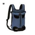 thumbnail image 3 of Methold Portador para perros, varios tamaños disponibles, hebillas ajustables, pecho frontal, mochila para mascotas, duradera Hábitats y jaulas para animales pequeños Mezclilla METRO, 3 of 6