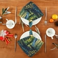 thumbnail image 4 of Satin Polyester Napkins - 20x20 InchSingle-Sided Printed Napkins, 1-Piece/4-Piece/6-Piece Set, DIY Personalized Table Setting，Mountains and Waters under The Moonlight, 4 of 8