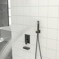 ZNESKPG Shower System with Waterfall Tub Spout 12 Inch Ceiling Mount