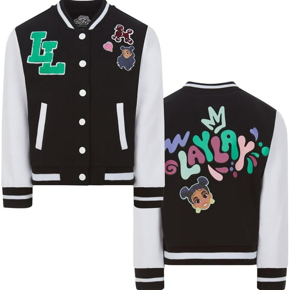 Nickelodeon That Girl Lay Lay Varsity Bomber Jacket - Little and Big Girl Sizes 4-16