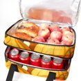 thumbnail image 5 of Thanksgiving Double-Layered Insulated Refrigerated Lunch Bag with Two Compartments, Large Capacity, Hand-Carry 7.1x11.4x16.1 Inches - Lunch Bags, Lunch Bag, 5 of 6