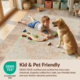 thumbnail image 4 of Design&I 5'x7' Washable Area Rug Snag-Free, Skid-Resistant Entryway Ru Vintage Distressed Bordered Door Front Doormat Entrance for Dining Room, Under Table, Home Office, 4 of 7