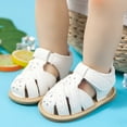 thumbnail image 7 of Meckior Baby Boys Girls Sandals Infant Closed Toe Crib Shoes for First Walkers 0-24 Months, 7 of 7