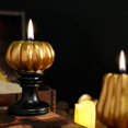 thumbnail image 5 of Vintage Pumpkin Candle Holder for Halloween Decorations, Rustic Table Centerpiece for Fall Decor, Seasonal Scented Candle Stand for Home Party & Holiday Gifts, 1Pack B, 5 of 7