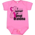 thumbnail image 3 of Inktastic Breast Cancer Awareness I Support My Great Grandma Boys or Girls Baby Bodysuit, 3 of 5