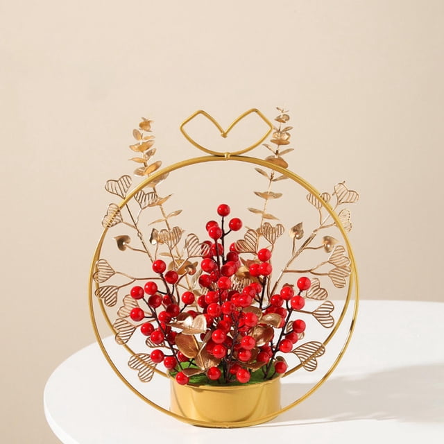 Adorno de cesta de estilo chino, centro de mesa decorativo de otoño, , Año Nuevo para fiesta, decoración de vacaciones de interior de EstiloD perfecl Cesta China