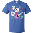 thumbnail image 3 of Inktastic Day of the Dead Owl Sugar Skulls and Guitar T-Shirt, 3 of 5