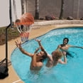 thumbnail image 4 of SULIVES Swimming Pool Basketball Hoop - 45"-54" Adjustable Height Portable Poolside Basketball Goal, Black, 4 of 7