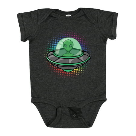 

Inktastic Spaceship Funny Alien Outer Space Gift Baby Boy or Baby Girl Bodysuit