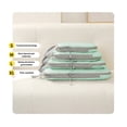 thumbnail image 6 of Clearance Sales! Compression Packing Cubes for Suitcases, 4 Pcs Set Packaging Bags Space Saving Travel Essentials, Compressible Expandable Luggage Organizer Bags Set for Carry On, 6 of 6