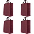 thumbnail image 1 of JUCOBEE Sac Fourre-Tout Juco Rouge Profond – Sac Cadeau Réutilisable et Chic pour Mariages, Courses, Courses et Plage – 18 Pouces x 16 Pouces x 7 Pouces, 1 of 7