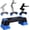 Blue, variant on FASCK Exercise Step Platform, 5”-7”-9” Height Adjustable Stepper