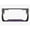 Black/Purple, variant on Beach Please Design Palm Tree Style Metal License Plate Frame Personalized/Car Accessories Car Tag Holder Cover (Chrome/Yellow)