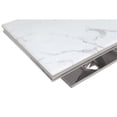 thumbnail image 2 of Titan Silver Square Faux Marble End Table, 2 of 3
