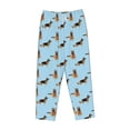 thumbnail image 4 of Xecao German Shepherd Dog Women's Straight Lounge Pajama Pants: The Epitome of Relaxed Sleepwear, 4 of 9