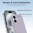 thumbnail image 3 of Funda de TPU con lunares para iPhone 16: ultrafina, a prueba de golpes, antiamarilleo, resistente a arañazos, compatible con carga inalámbrica, agarre mejorado, estilo transparente., 3 of 7