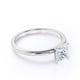 thumbnail image 3 of JeenMata Anillo de Compromiso de Moissanita de Corte Princesa de 1,75 Quilates - Conjunto Nupcial - Anillo Solitario - Anillo Clásico - Oro Blanco de 18 K sobre Plata, 3 of 6