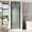 Black, variant on ANGELES HOME 28 in. W x 72 in. H Framed Pivot Shower Door with 1/4 in. Easy-Clean Tempered Safety Glass, Adjustable Width, Reversible, Brushed Gold