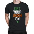 thumbnail image 2 of Get Your Irish On St. Patricks Day Celebration Design Men's T-shirt, 2 of 3