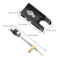 thumbnail image 2 of HONITANO 1Set Professional Violin Bow Frog with Screw Well Made Violin Accessories Part, 2 of 7