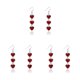 thumbnail image 1 of Pendientes Jumpingount en forma de corazón joyería 1 par Día de San Valentín, 1 of 6