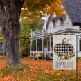thumbnail image 6 of AVOIN Thankful Watercolor Buffalo Plaid Pumpkin Garden Flag Vertical Double Sized, Fall Thanksgiving Harvest Rustic Yard Outdoor Decoration 12.5 x 18 Inch, 6 of 7